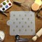 Fleur De Lis Miniprint Cake Stencil | C157 by Designer Stencils | Cake Decorating Tools | Baking Stencils for Royal Icing, Airbrush, Dusting Powder | Reusable Plastic Food Grade Stencil for Cakes | Easy to Use & Clean Cake Stencil